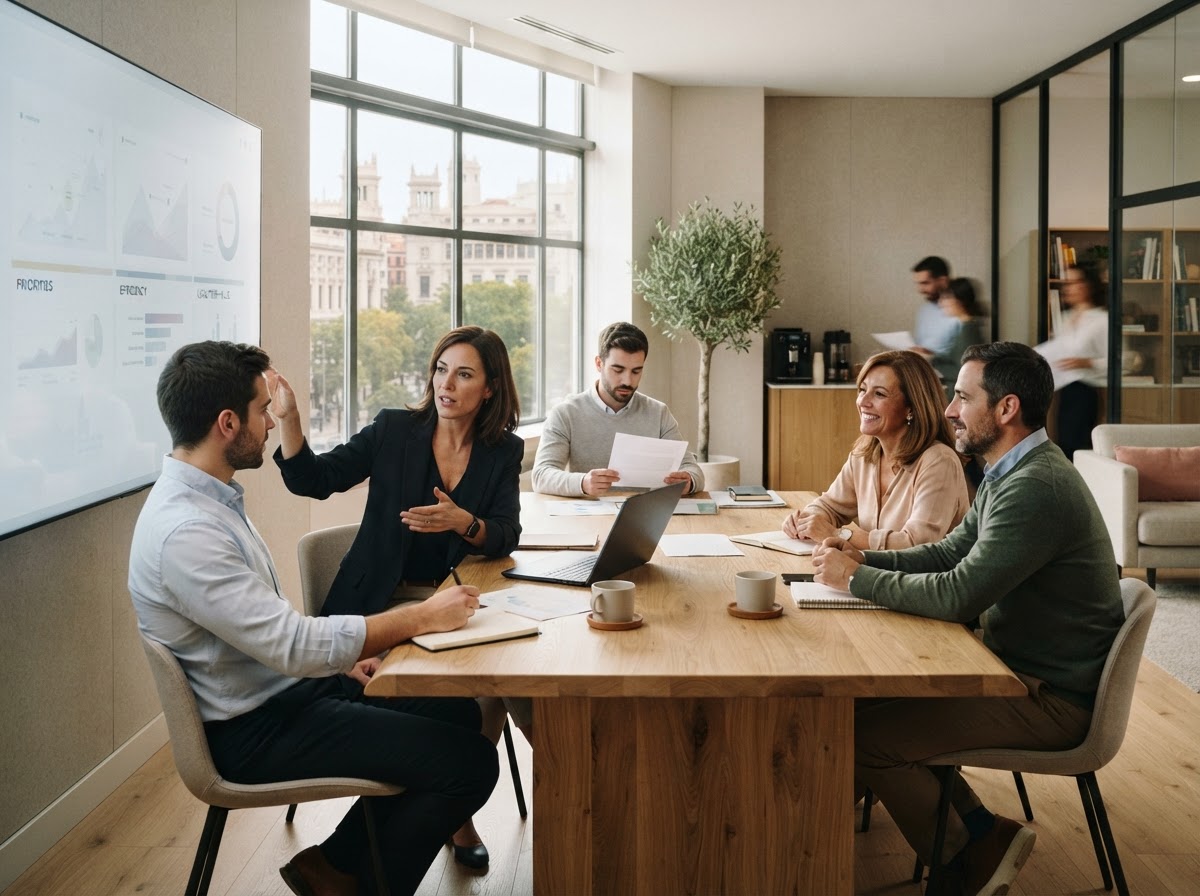 Caudalencio equipo analizando modelos predictivos de mercado